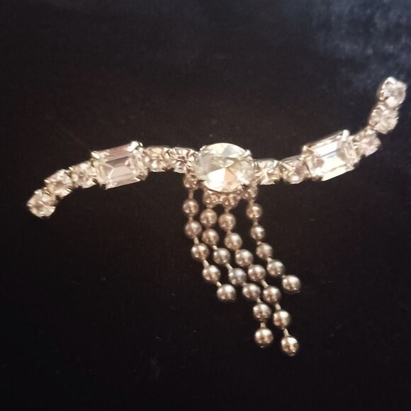 Vintage Rhinestone Brooch - Picture 3 of 4